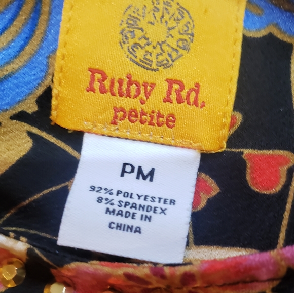 RUBY RD PETITE Women's Floral Dress - Picture 3 of 6